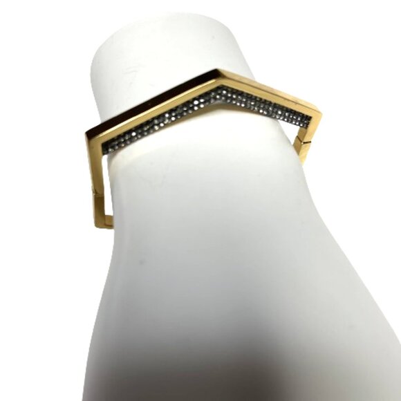 NWOT Botkier 18K Gold Plated INSIDE OUT Bracelet - Picture 3 of 10